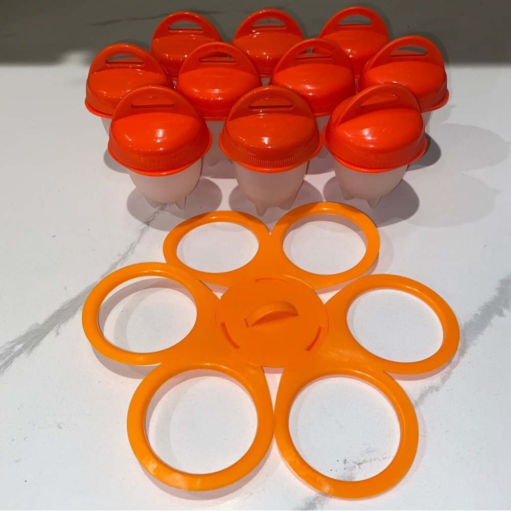 2 sets of hard boiled egg cookers